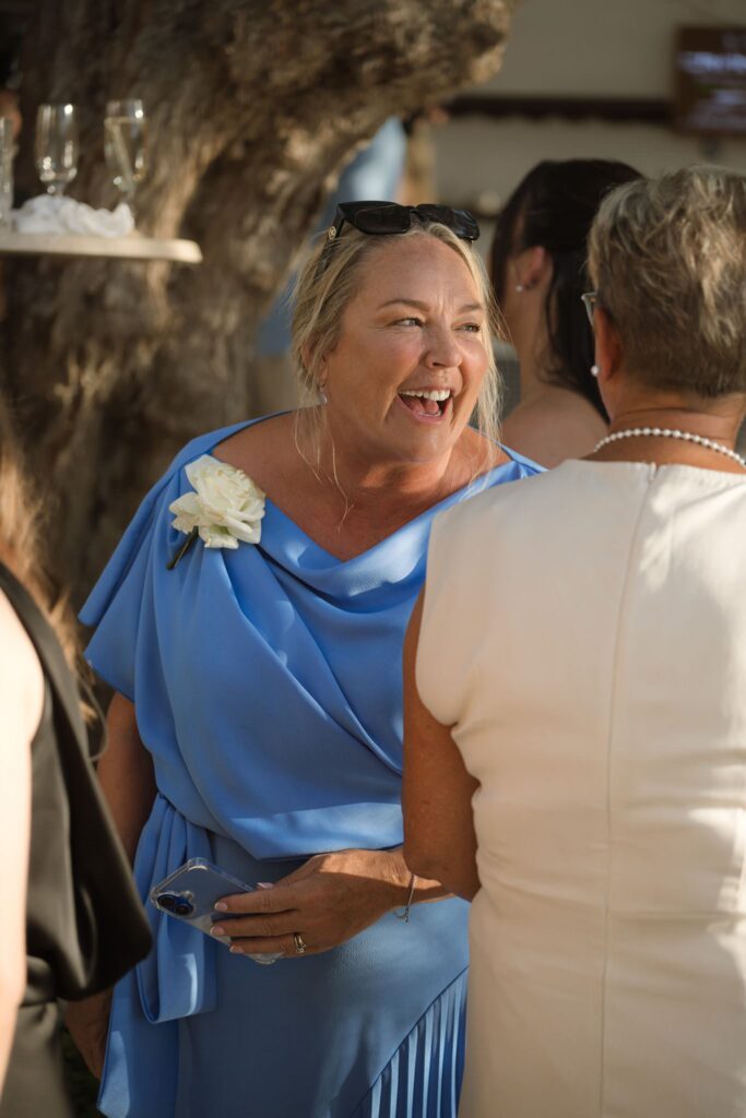 Romantic destination wedding on Rhodes, Greece, photographed in Lindos Skala