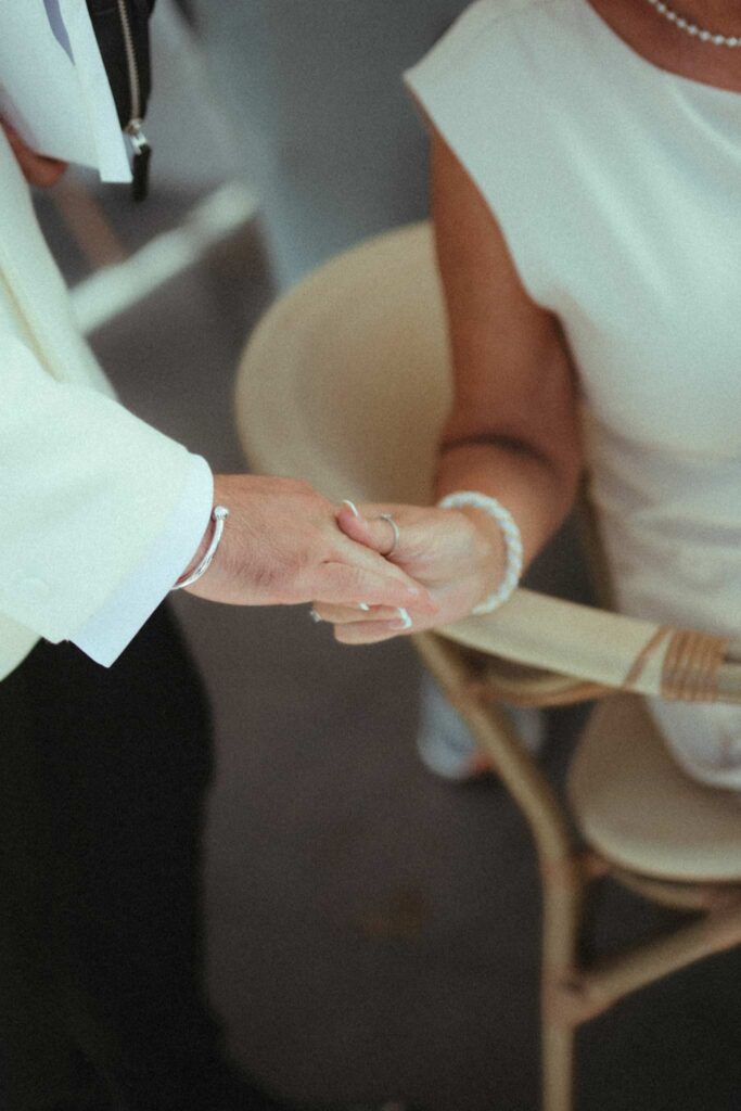 Romantic destination wedding on Rhodes, Greece, photographed in Lindos